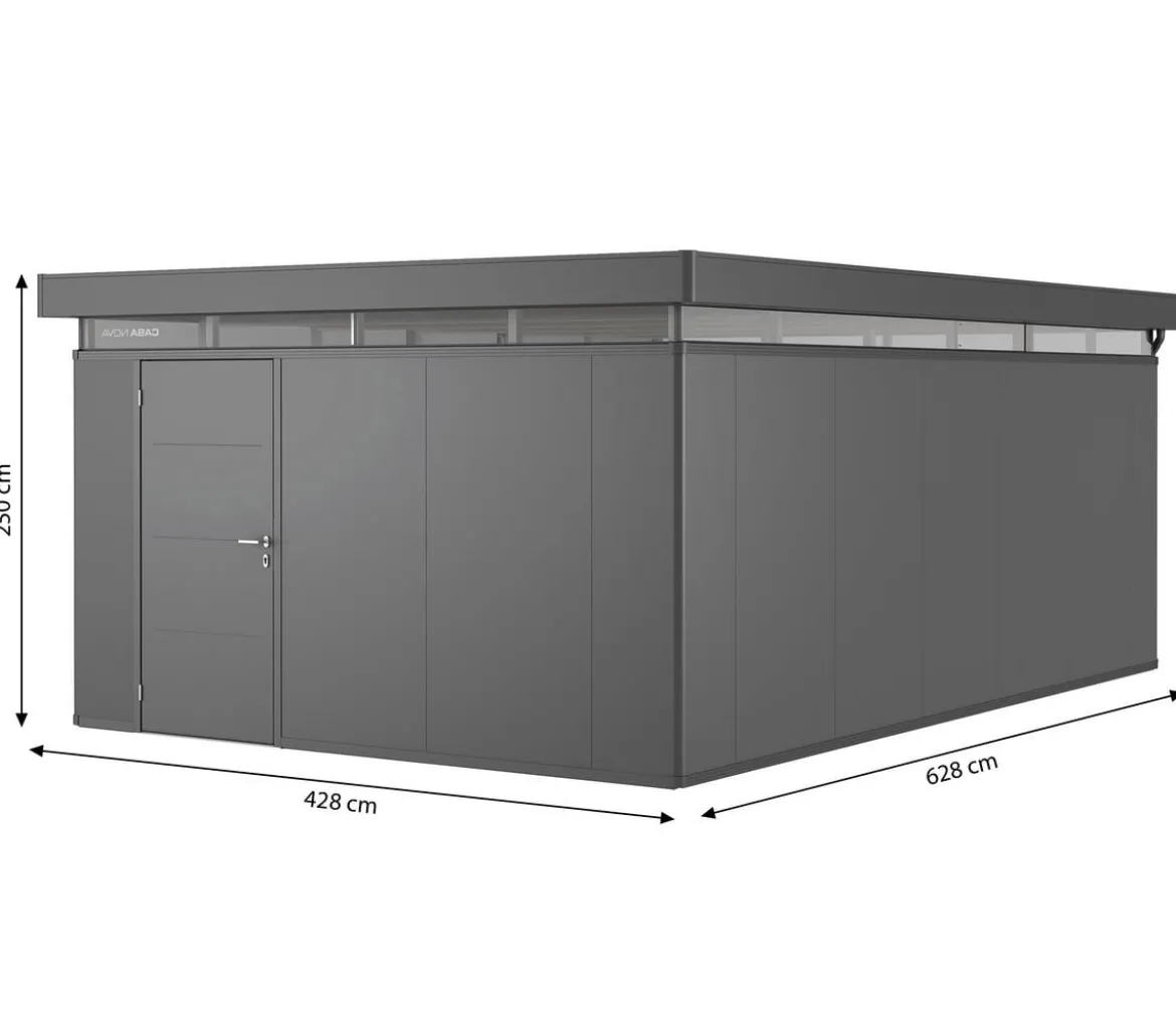 Biohort Gerätehaus CasaNova® 4 x 6, ca. B428/H250/T628 cm