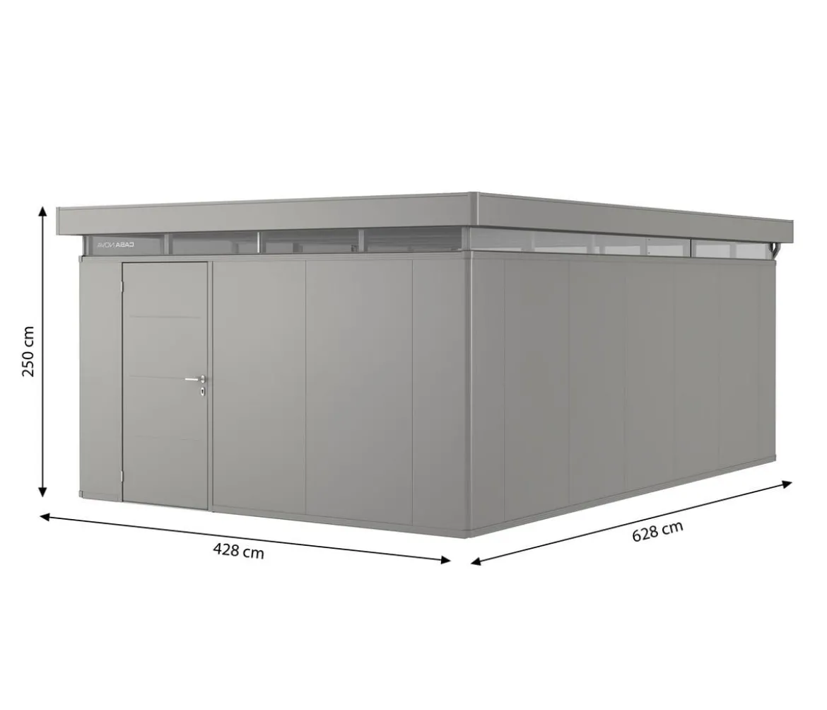 Biohort Gerätehaus CasaNova® 4 x 6, ca. B428/H250/T628 cm