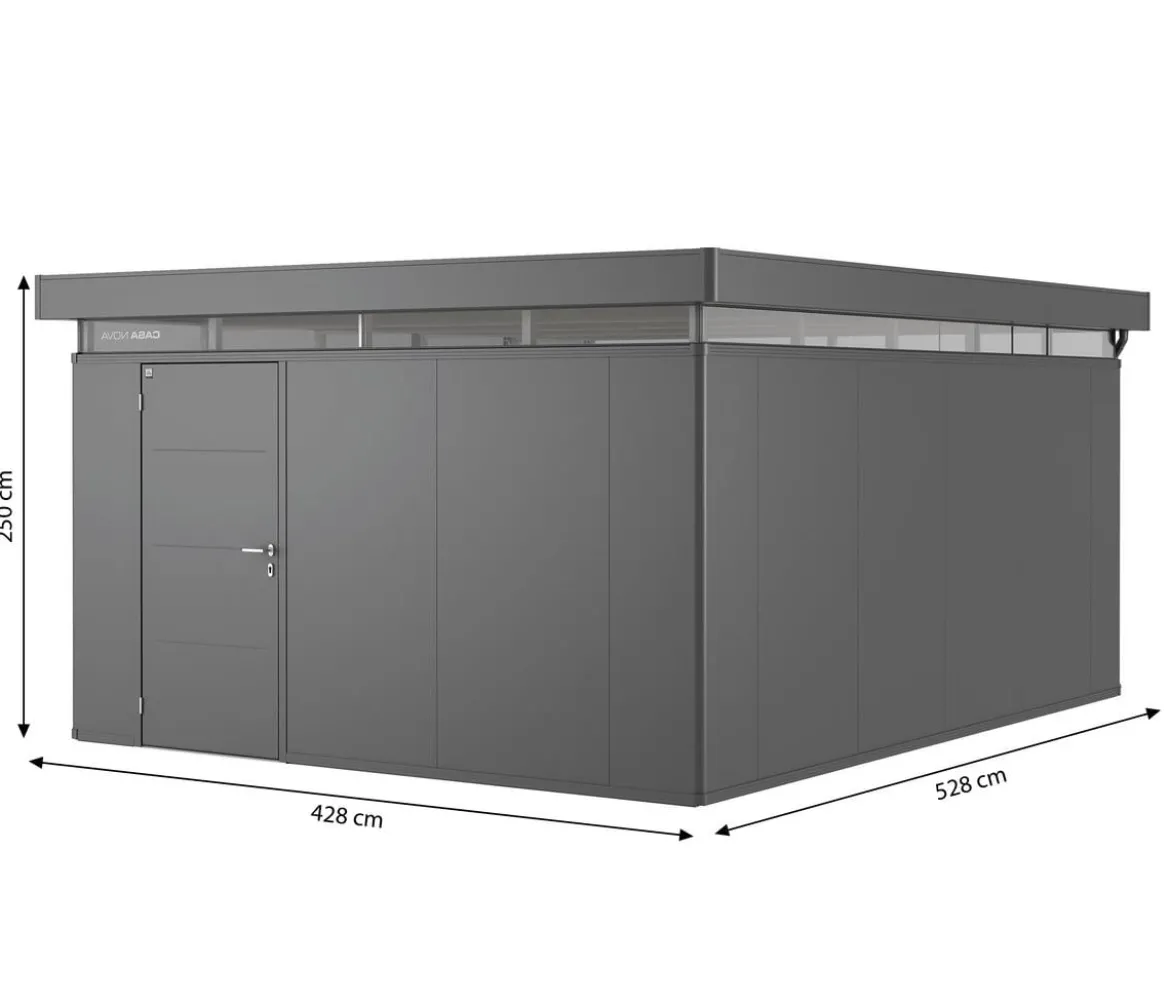 Biohort Gerätehaus CasaNova® 4 x 5, ca. B428/H250/T528 cm