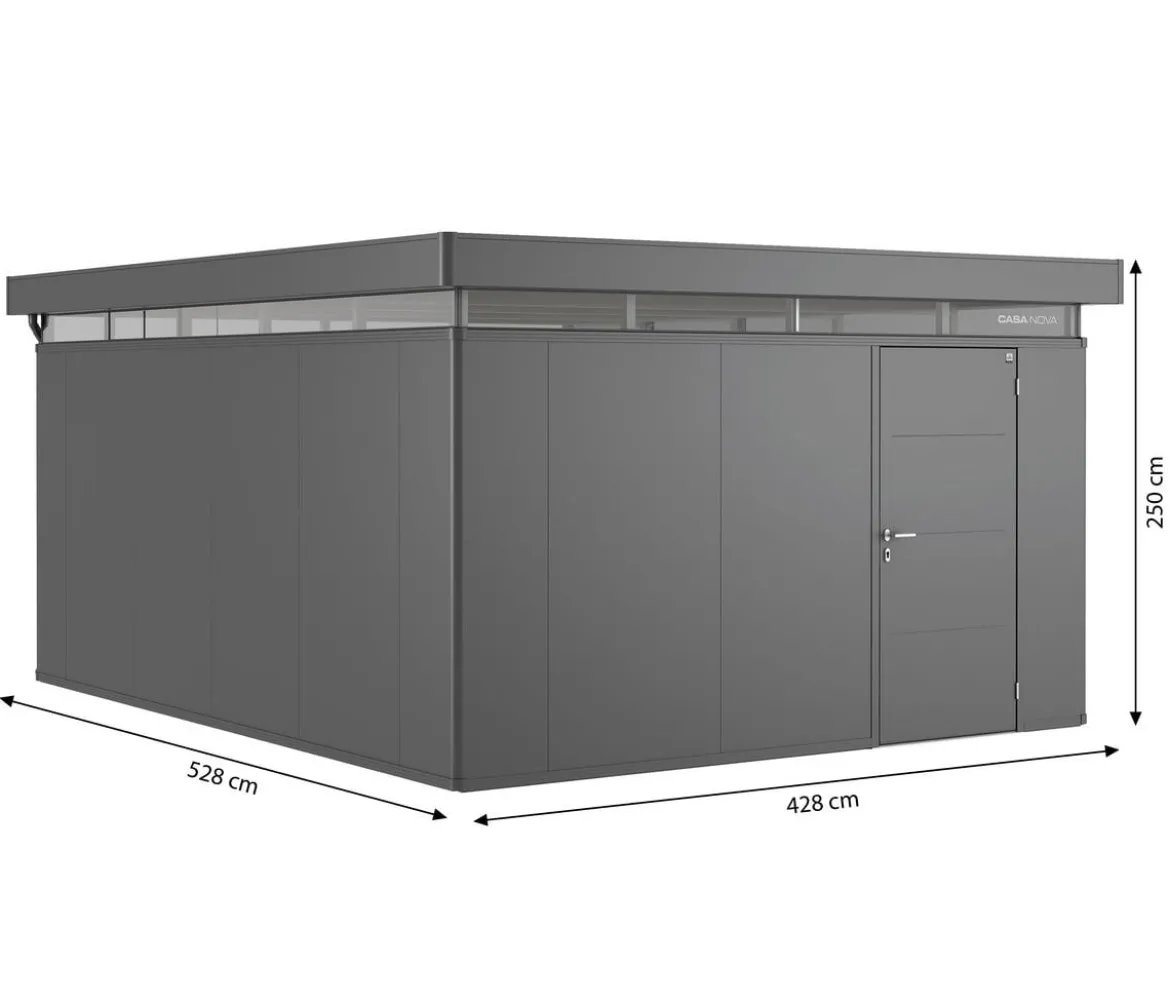 Biohort Gerätehaus CasaNova® 4 x 5, ca. B428/H250/T528 cm