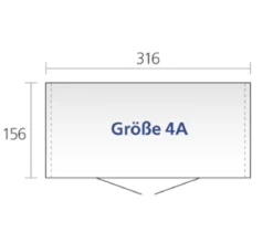 Biohort Gerätehaus Europa 4 A, ca. B316/H209/T156 cm