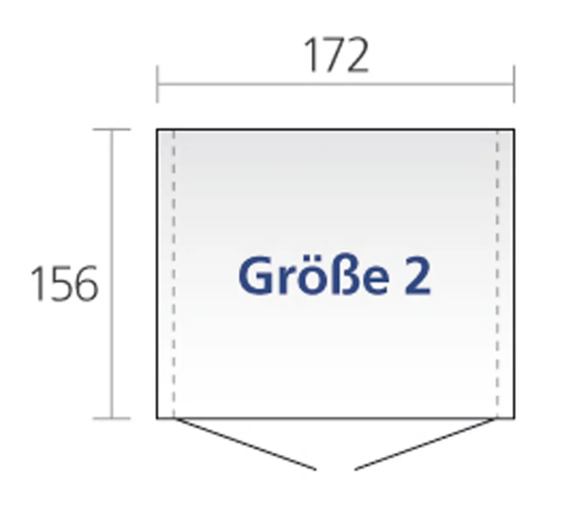 Biohort Gerätehaus Europa 2, ca. B172/H196/T156 cm
