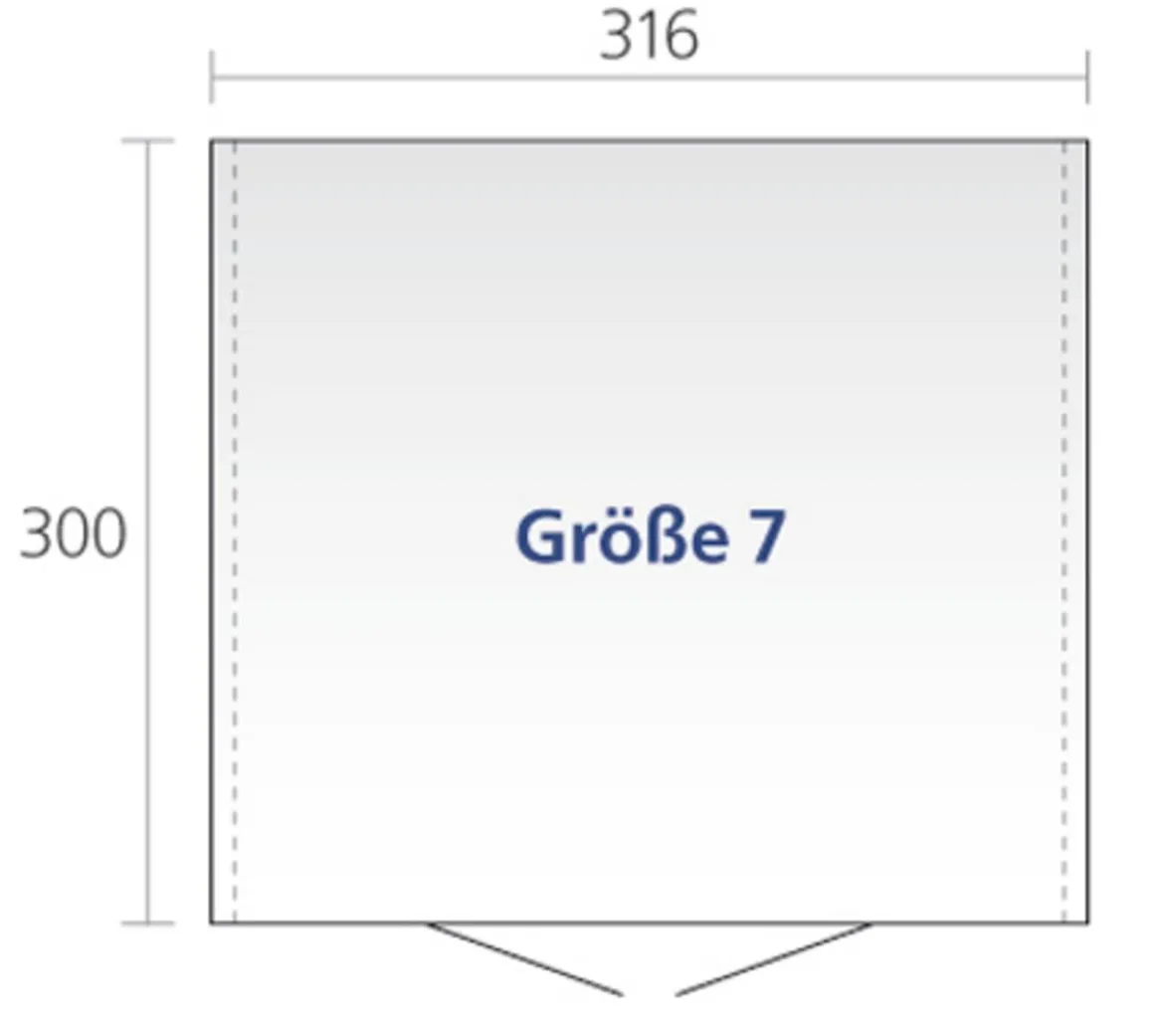 Biohort Gerätehaus Europa 7, ca. B336/H209/T320 cm