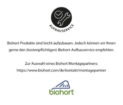 Biohort Gerätehaus Europa 3, ca. B244/H203/T156 cm