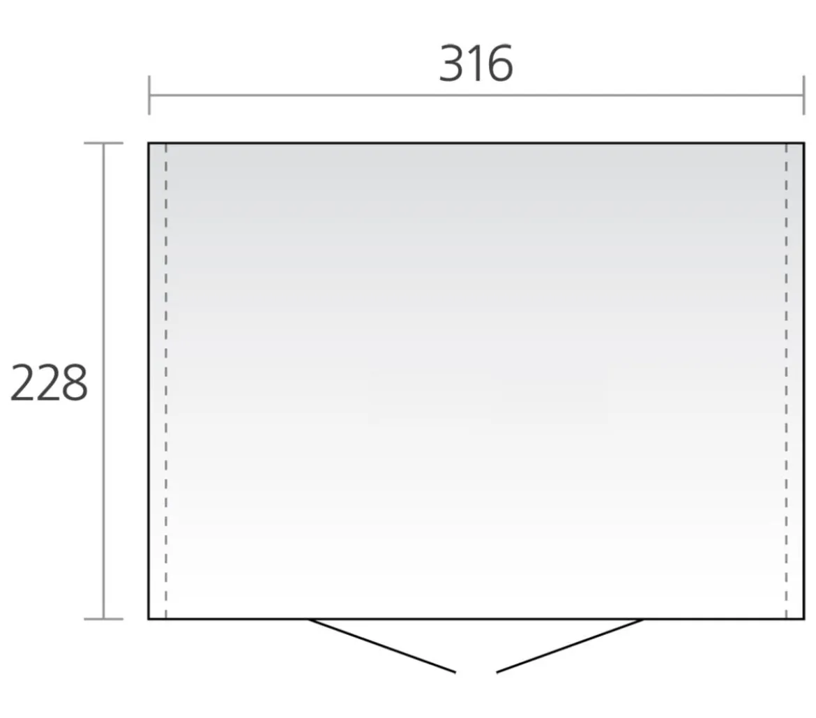 Biohort Gerätehaus Europa 5, ca. B316/H209/T228 cm