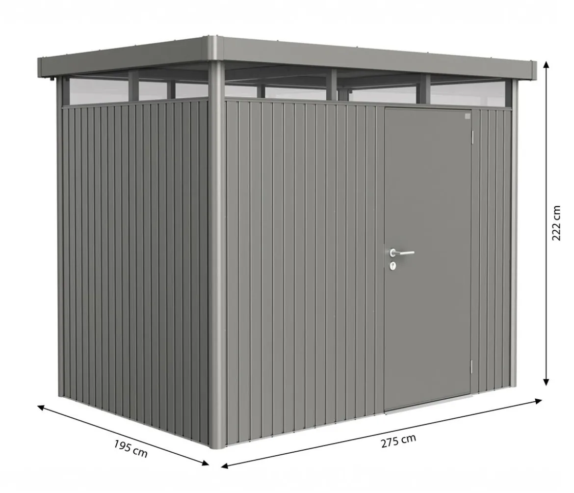 Biohort Gerätehaus HighLine H2, ca. B275/H222/T195 cm