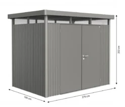 Biohort Gerätehaus HighLine H2, ca. B275/H222/T195 cm