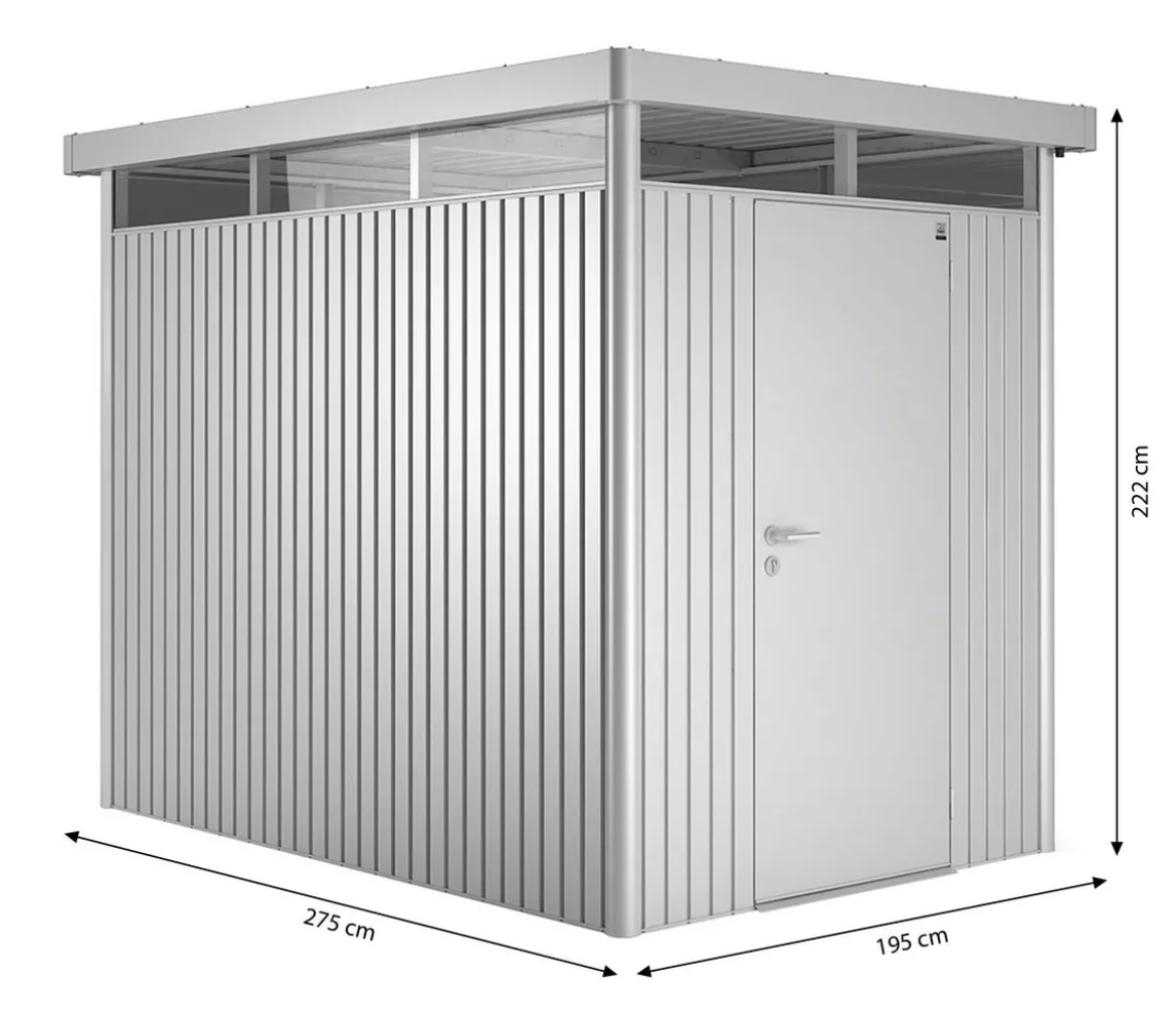 Biohort Gerätehaus HighLine H2, ca. B275/H222/T195 cm