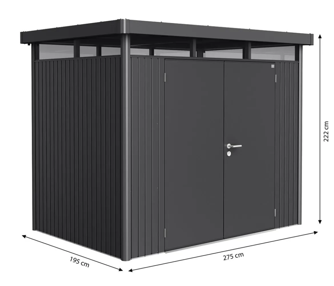 Biohort Gerätehaus HighLine H2, ca. B275/H222/T195 cm