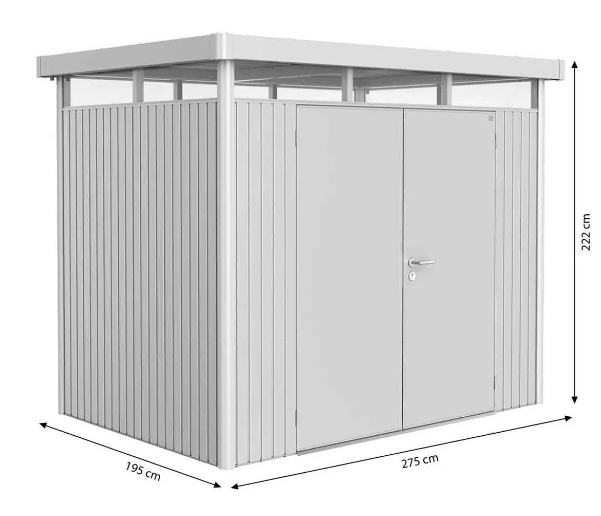 Biohort Gerätehaus HighLine H2, ca. B275/H222/T195 cm