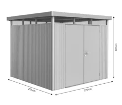 Biohort Gerätehaus HighLine H4, ca. B275/H222/T275 cm