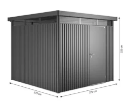 Biohort Gerätehaus HighLine H4, ca. B275/H222/T275 cm