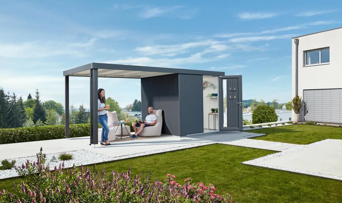 Biohort Gerätehaus Neo 2B, ca. B236/H222/T236 cm