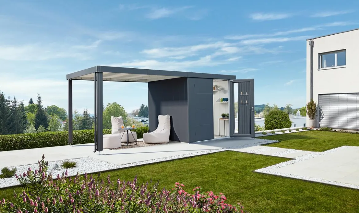 Biohort Gerätehaus Neo 2B, ca. B236/H222/T236 cm