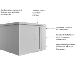 Biohort Gerätehaus Neo 3C, ca. B292/H222/T292 cm