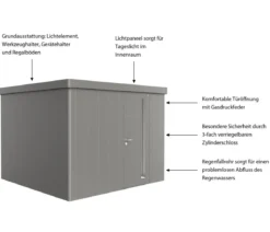 Biohort Gerätehaus Neo 3C, ca. B292/H222/T292 cm