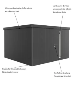 Biohort Gerätehaus Neo 4D, ca. B348/H222/T348 cm