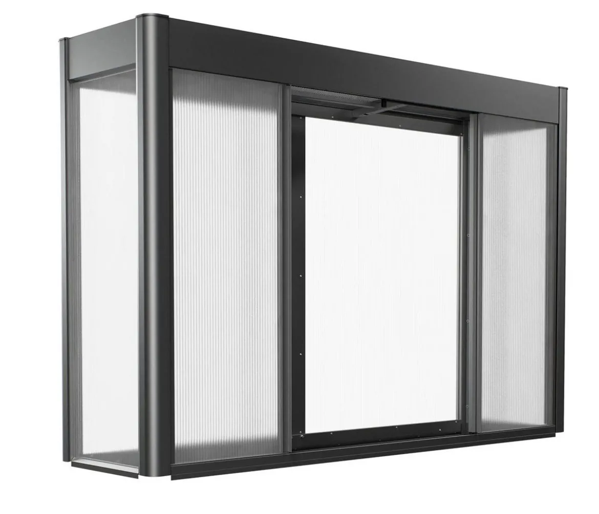Biohort Gewächshausaufsatz Florentina für Größe 2 x 0,5 m, ca. B201,6/H136,4/T54,7 cm