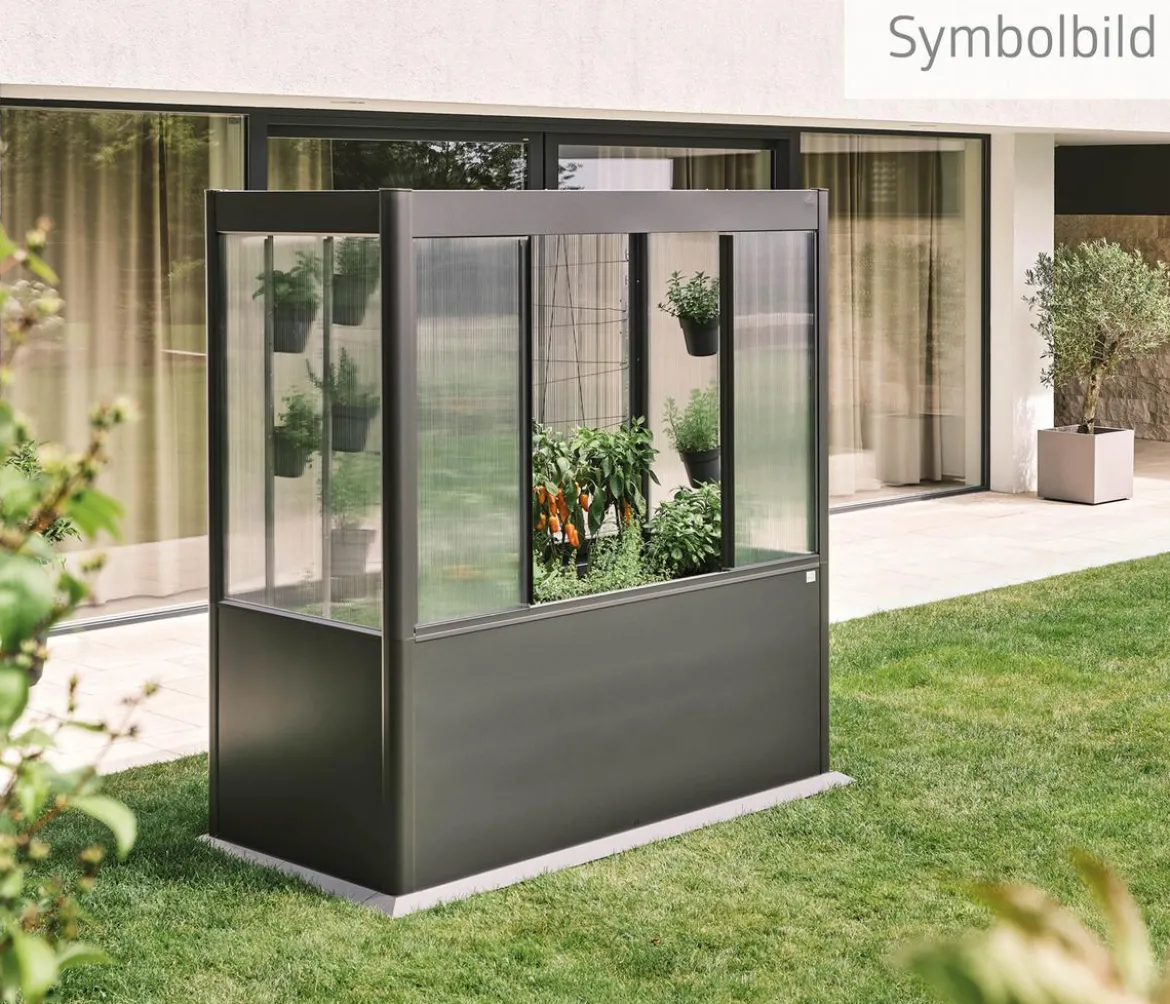 Biohort Gewächshausaufsatz Florentina für Größe 2 x 0,5 m, ca. B201,6/H136,4/T54,7 cm