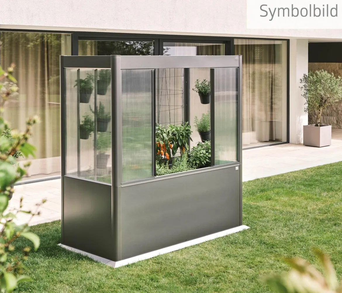 Biohort Gewächshausaufsatz Florentina für Größe 2 x 0,5 m, ca. B201,6/H136,4/T54,7 cm
