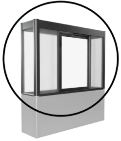 Biohort Gewächshausaufsatz Florentina für Größe 2 x 0,5 m, ca. B201,6/H136,4/T54,7 cm