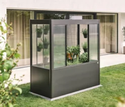 Biohort Gewächshaus Florentina 2 x 0,5 MIDI, ca. B201,6/H197/T54,8 cm