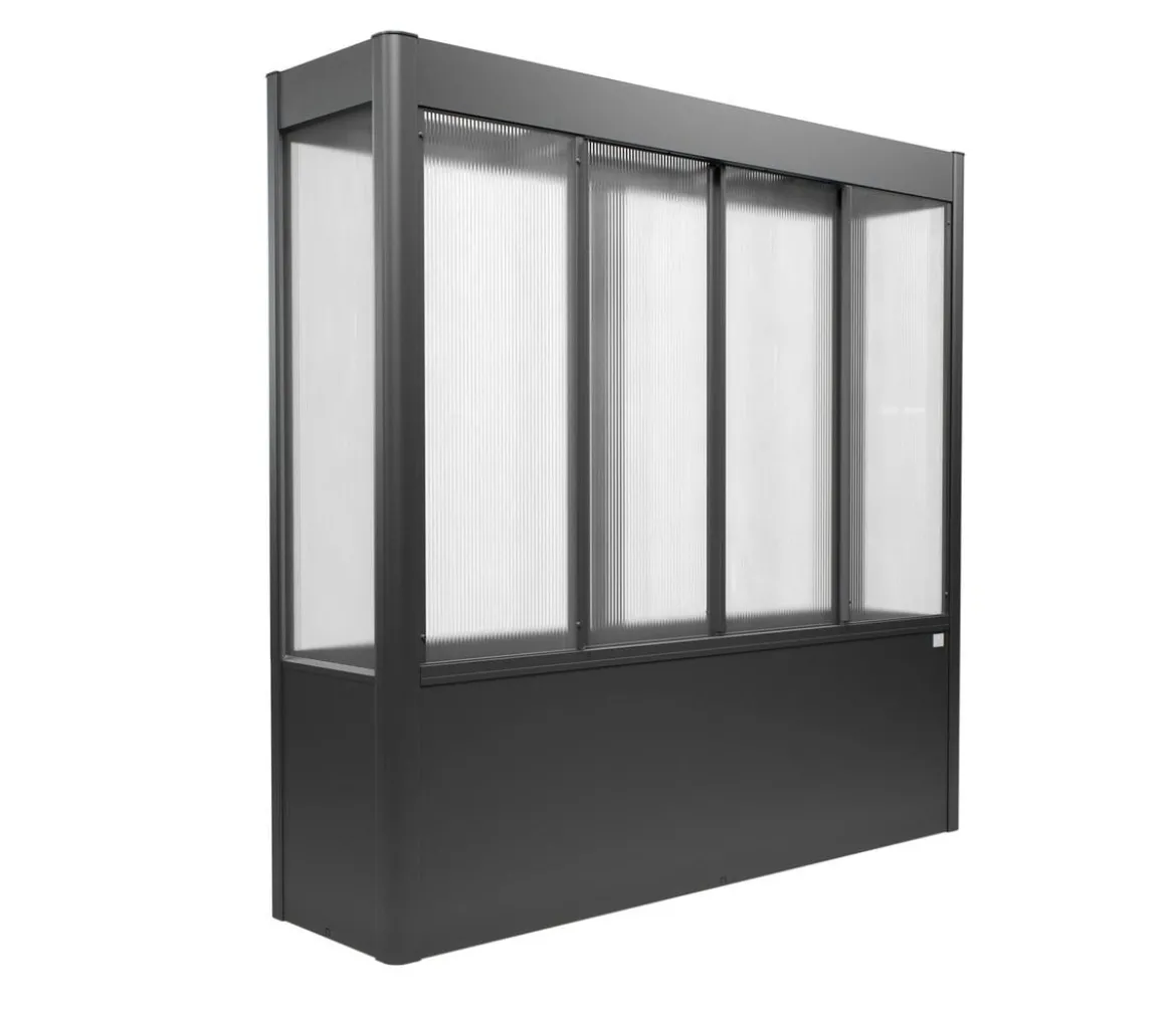 Biohort Gewächshaus Florentina 2 x 0,5 MIDI, ca. B201,6/H197/T54,8 cm