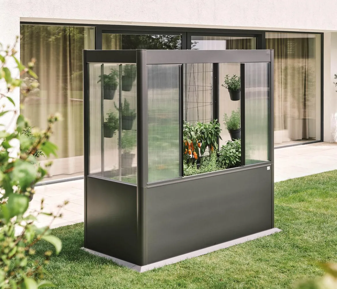 Biohort Gewächshaus Florentina 2 x 1 MIDI, ca. B201,6/H197/T104 cm
