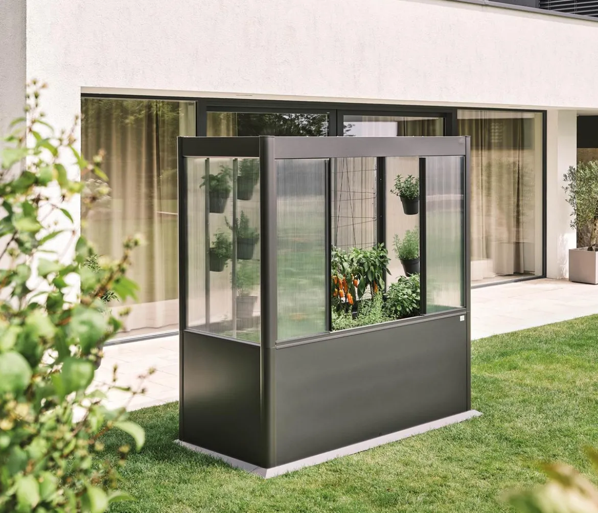 Biohort Gewächshaus Florentina 2 x 1 MIDI, ca. B201,6/H197/T104 cm
