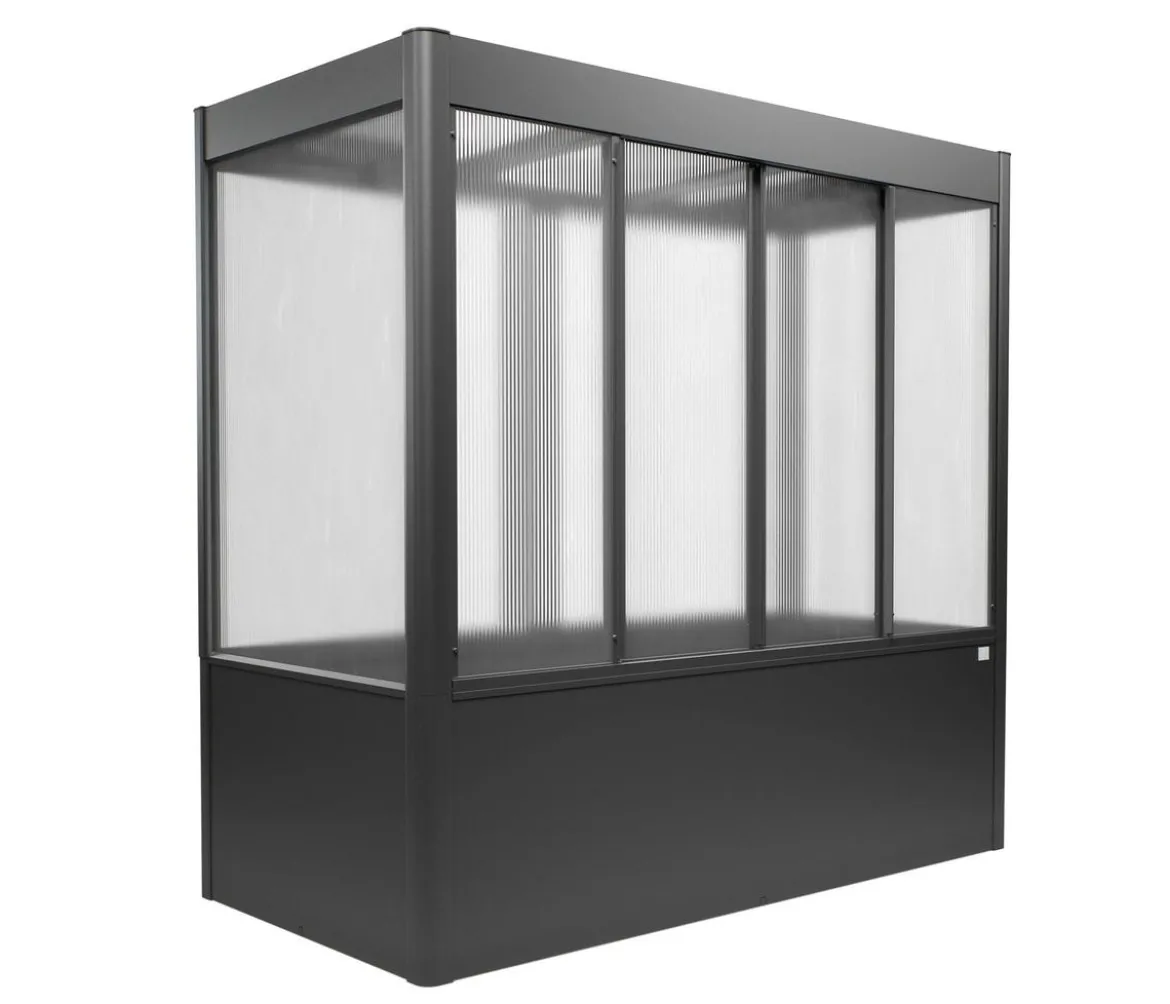Biohort Gewächshaus Florentina 2 x 1 MIDI, ca. B201,6/H197/T104 cm