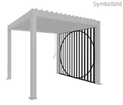 Biohort Lamellenseitenwand für Pergolen 2 m, ca. B192,6/H235/T10,3 cm