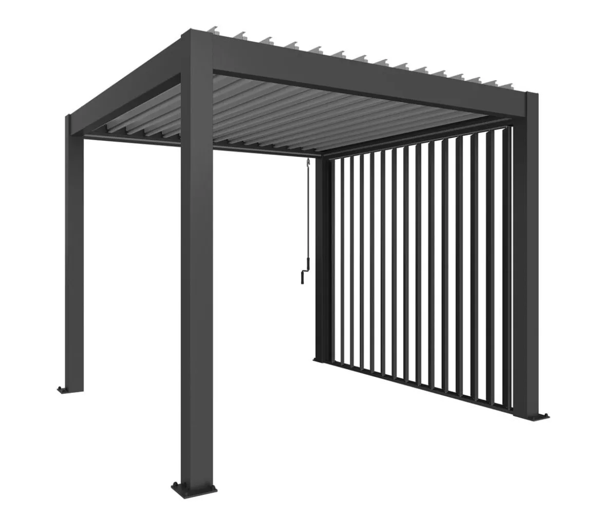 Biohort Lamellenseitenwand Gr. 3 m, ca. B235/H10/T272 cm