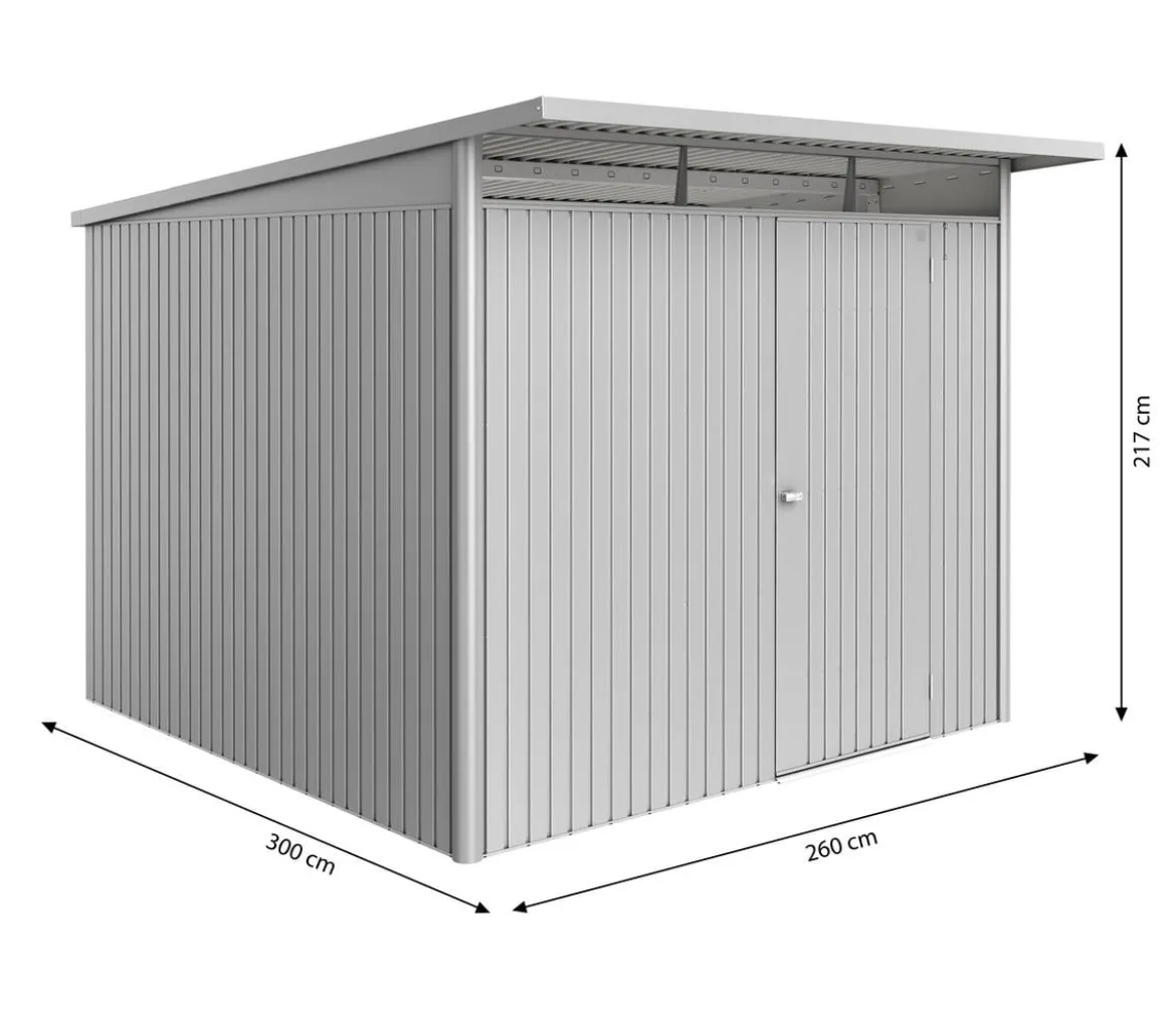 Biohort Metallgerätehaus AvantGarde ECO A7, ca. B260/H217/T300 cm