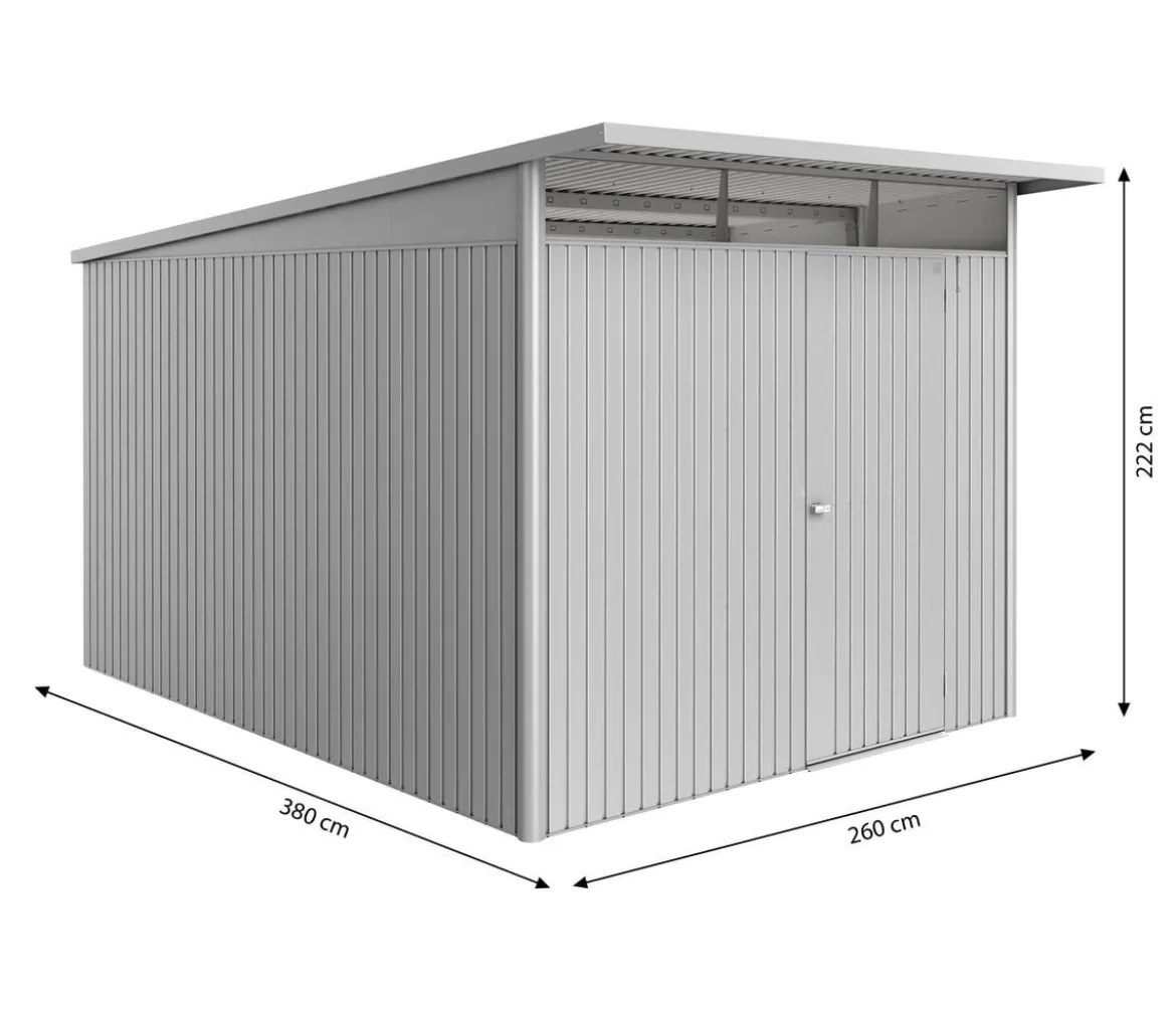 Biohort Metallgerätehaus AvantGarde ECO A8, ca. B260/H222/T380 cm