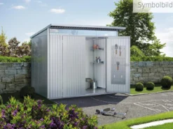 Biohort Metallgerätehaus AvantGarde ECO A3, ca. B180/H217/T300 cm
