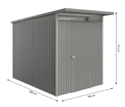 Biohort Metallgerätehaus AvantGarde ECO A3, ca. B180/H217/T300 cm