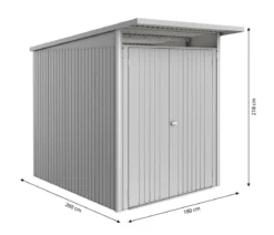 Biohort Metallgerätehaus AvantGarde ECO A2, ca. B180/H218/T260 cm