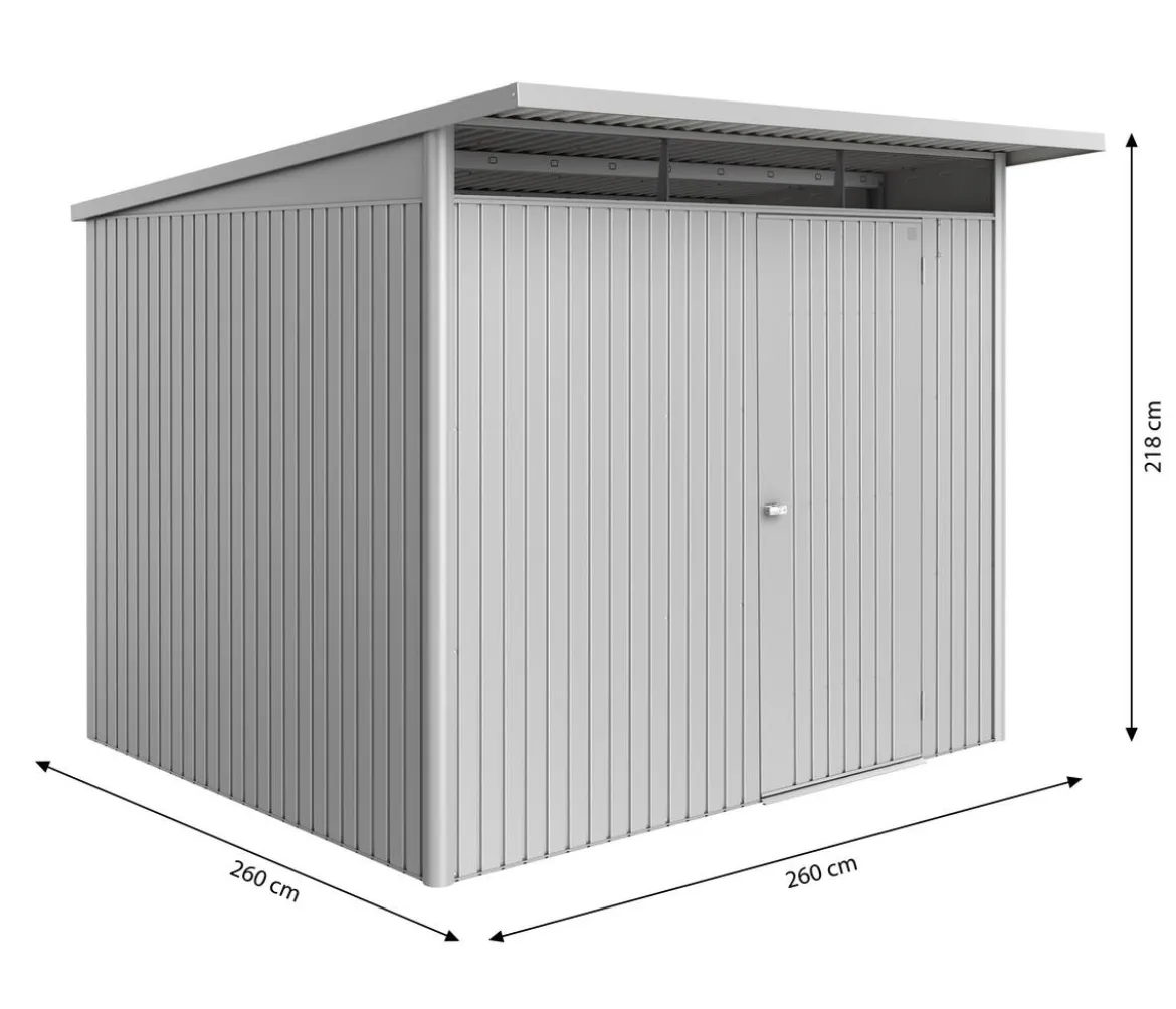 Biohort Metallgerätehaus AvantGarde ECO A6, ca. B260/H218/T260 cm