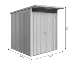Biohort Metallgerätehaus AvantGarde ECO A1, ca. B180/H218/T220 cm