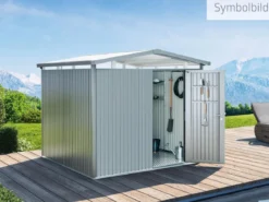Biohort Metallgerätehaus Panorama® P4, ca. B273/H227/T278 cm