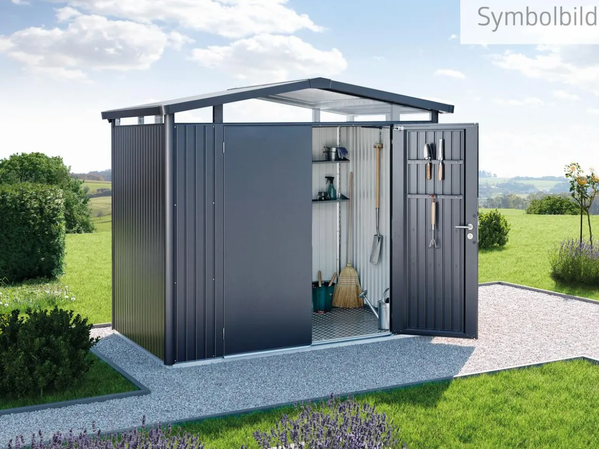 Biohort Metallgerätehaus Panorama® P5, ca. B273/H227/T318 cm
