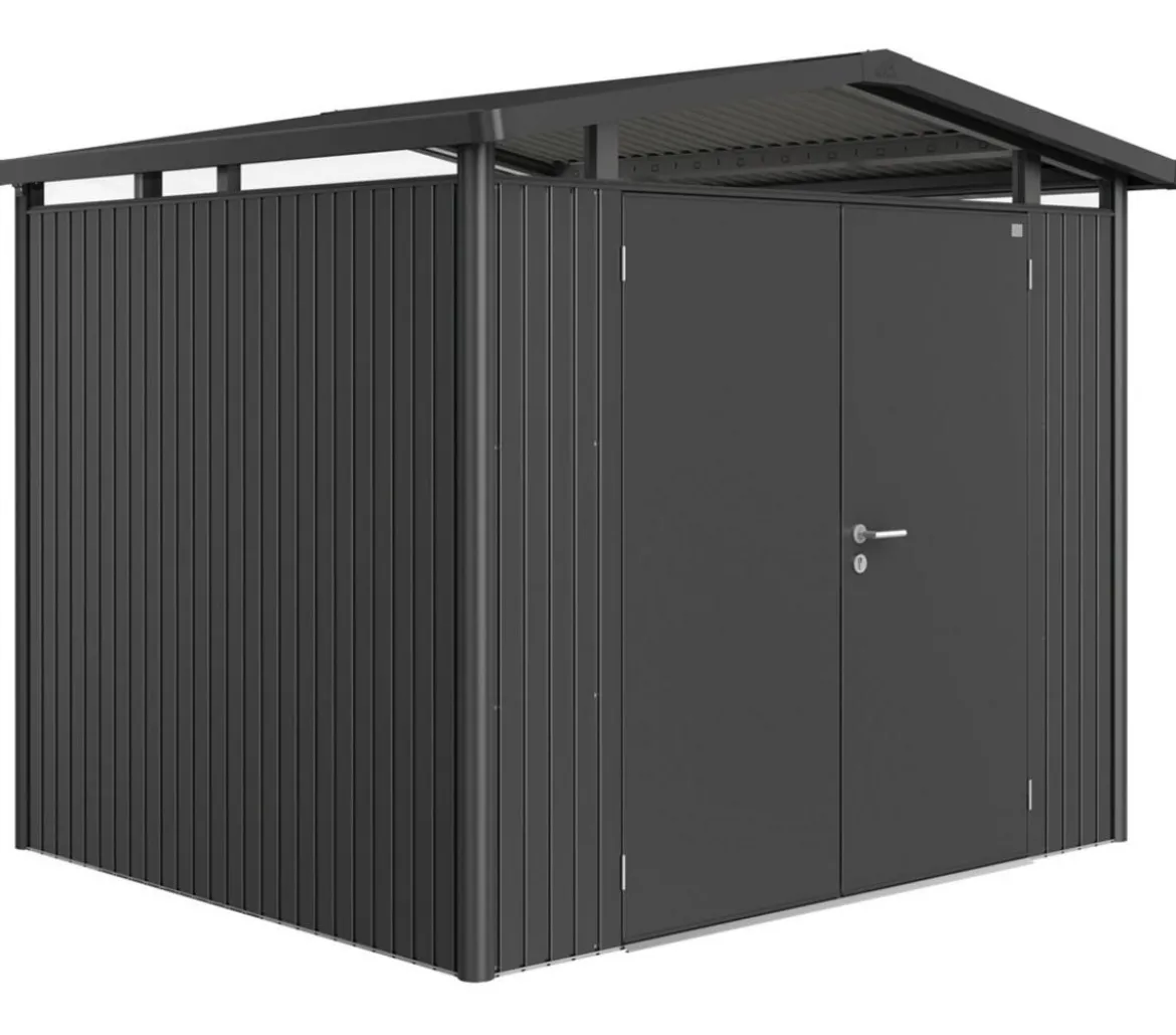 Biohort Metallgerätehaus Panorama® P3, ca. B273/H227/T238 cm