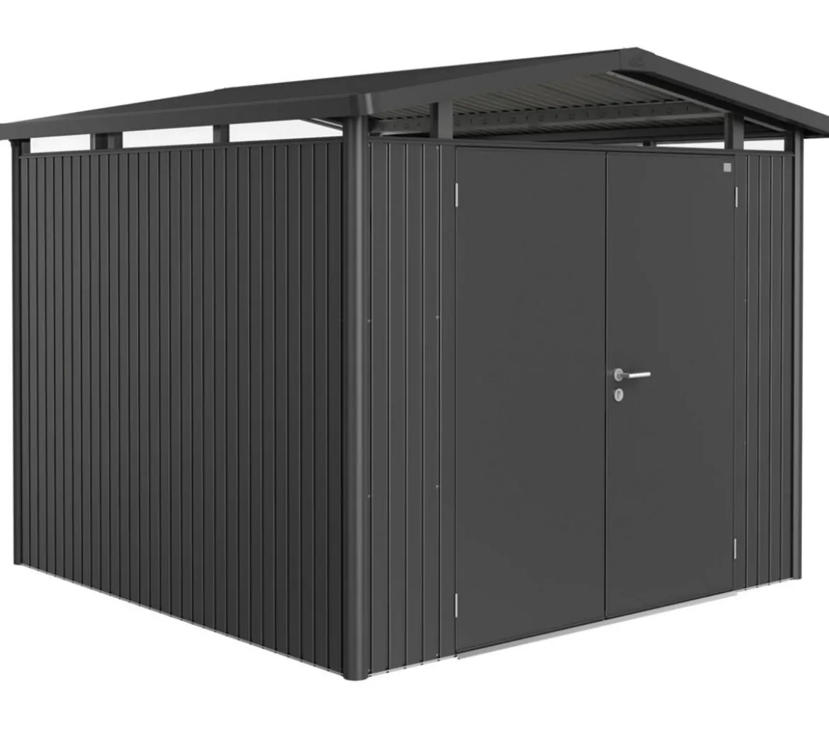 Biohort Metallgerätehaus Panorama® P4, ca. B273/H227/T278 cm