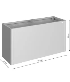Biohort Metall HochBeet 1,5x0,5, ca. B152/H77/T54,7 cm