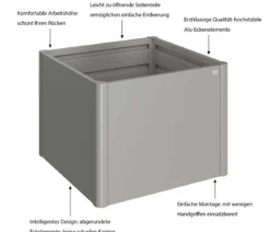 Biohort Metall-HochBeet 1x1, ca. B103,1/H77/T103,1 cm