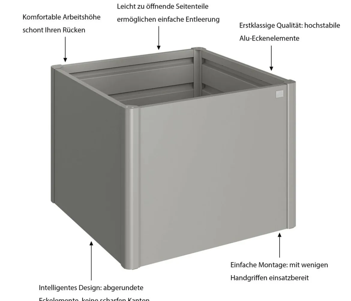 Biohort Metall-HochBeet 1x1, ca. B103,1/H77/T103,1 cm