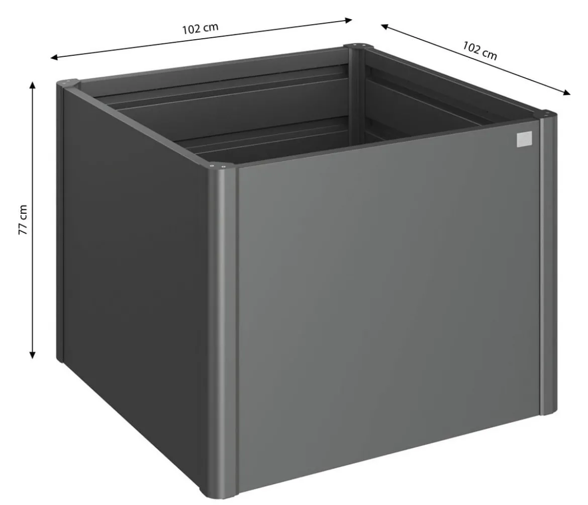 Biohort Metall-HochBeet 1x1, ca. B103,1/H77/T103,1 cm