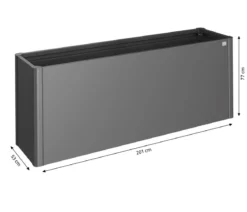 Biohort Metall HochBeet 2x0,5, ca. B201,6/H77/T54,7 cm