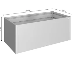 Biohort Metall-HochBeet 2x1, ca. B201,6/H77/T103,1 cm