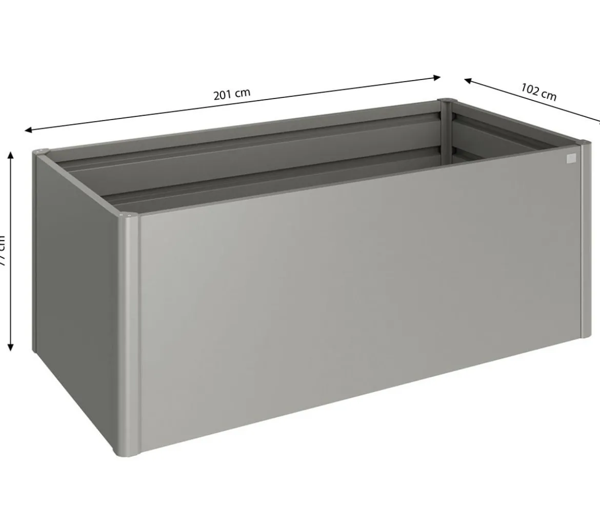 Biohort Metall-HochBeet 2x1, ca. B201,6/H77/T103,1 cm